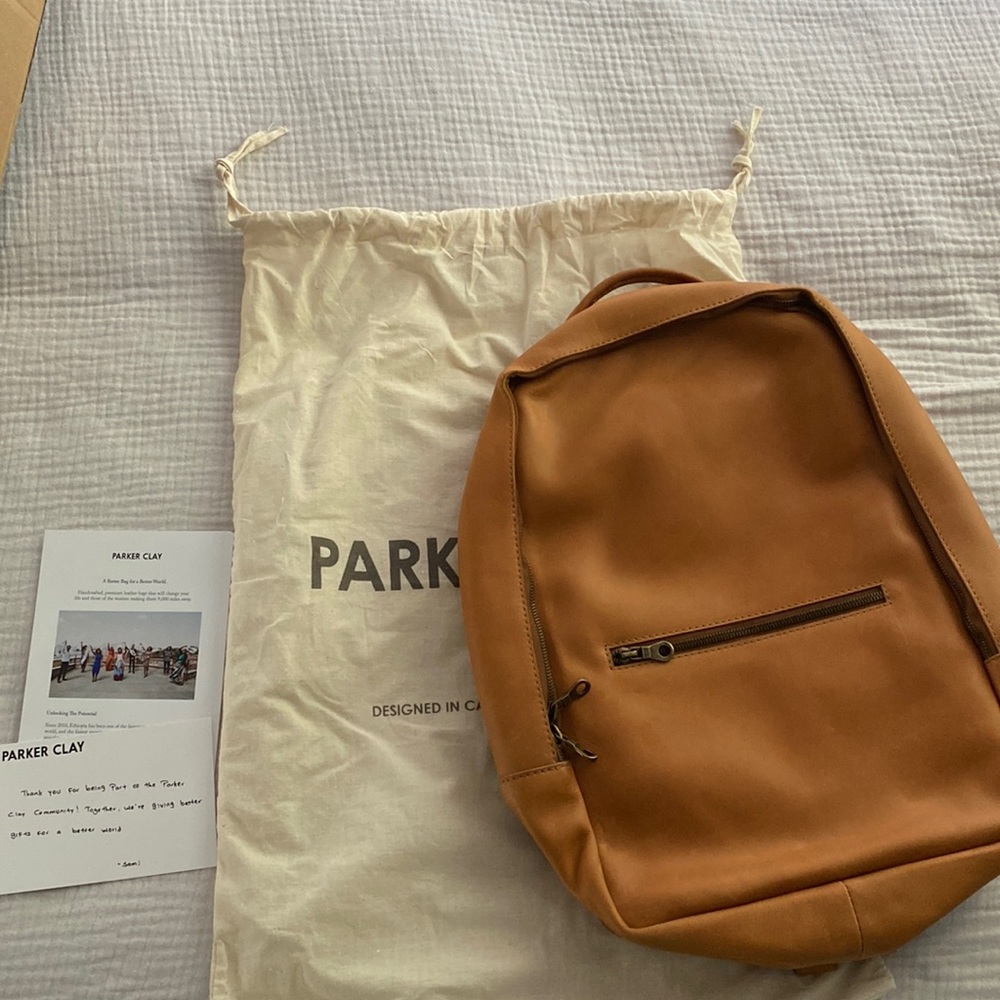 Parker Clay Atlas Backpack NWT